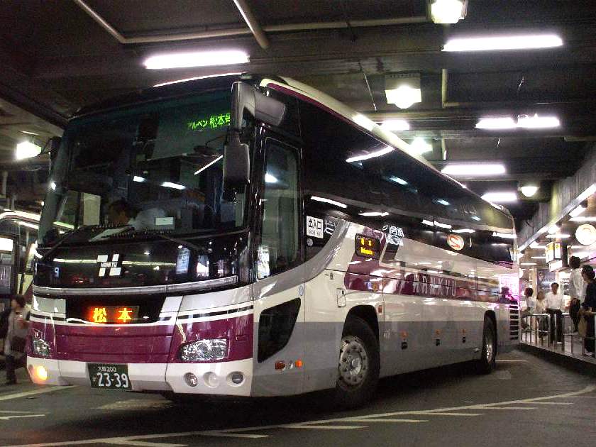 Ночной автобус, Япония