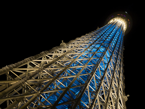 Ночной вид на Токио, Tokyo Skytree