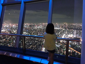 Ночной вид на Токио, Tokyo Skytree