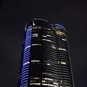 Ночной вид на Токио, Mori Tower на Roppongi Hills