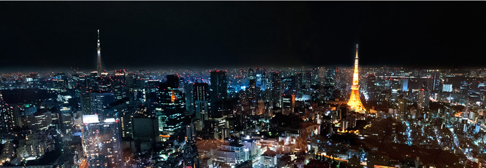 Ночной вид на Токио, Mori Tower на Roppongi Hills