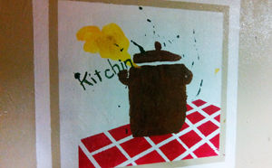 рисунки на кухне в обзежитии